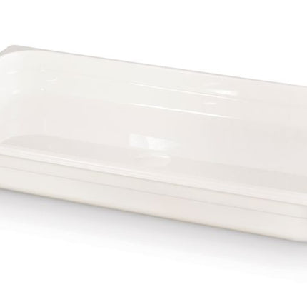 Container GN 1/1 wit polycarbonaat, HENDI, GN 1/1, 9L, Wit, 530x325x(H)65mm