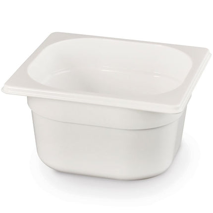 Container GN 1/6 wit polycarbonaat, HENDI, GN 1/6, 2,4L, Wit, 176x162x(H)150mm
