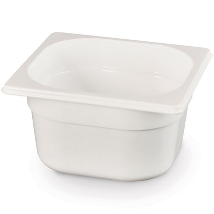 Container GN 1/6 wit polycarbonaat, HENDI, GN 1/6, 1,6L, Wit, 176x162x(H)100mm