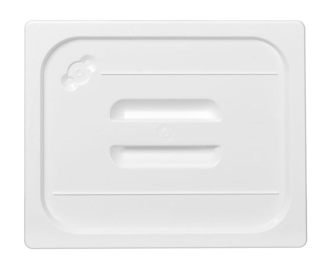 Deksel voor GN containers wit polycarbonaat, HENDI, GN 1/2, Wit, 265x325mm