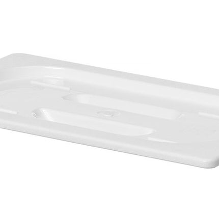 Deksel voor GN containers wit polycarbonaat, HENDI, GN 1/4, Wit, 265x162mm