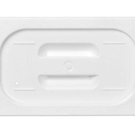 Deksel voor GN containers wit polycarbonaat, HENDI, GN 1/4, Wit, 265x162mm