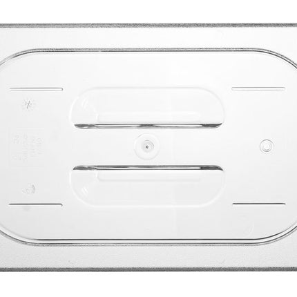 Deksel voor GN containers, HENDI, GN 1/4, Transparant, 265x162mm
