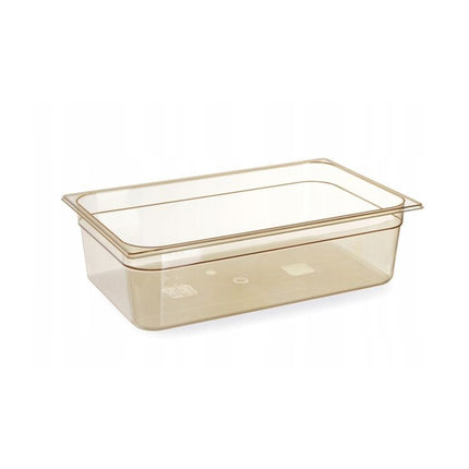 Container GN 1/1 hoge temperatuur bestendigheid, HENDI, GN 1/1, 9L, Transparant, 530x325x(H)65mm