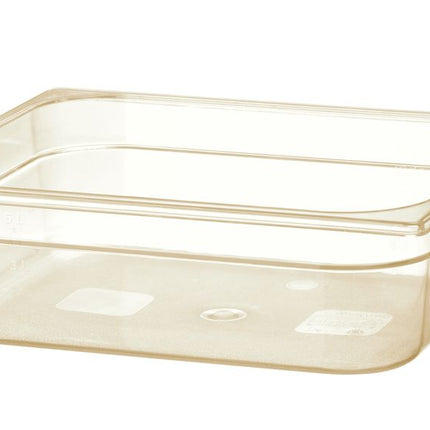 Container GN 1/2 hoge temperatuur bestendigheid, HENDI, GN 1/2, 6,1L, Transparant, 325x265x(H)100mm