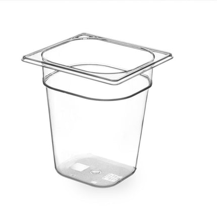 Container GN 1/6 Tritan, HENDI, GN 1/6, 3,4L, Transparant, 176x162x(H)200mm