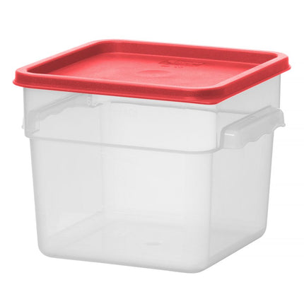 Voedselcontainer met schaalverdeling, HENDI, 5,7L, 235x235x(H)180mm