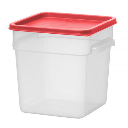 Voedselcontainer met schaalverdeling, HENDI, 7,6L, 235x235x(H)230mm