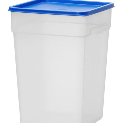Voedselcontainer met schaalverdeling, HENDI, 20,8L, 290x290x(H)400mm