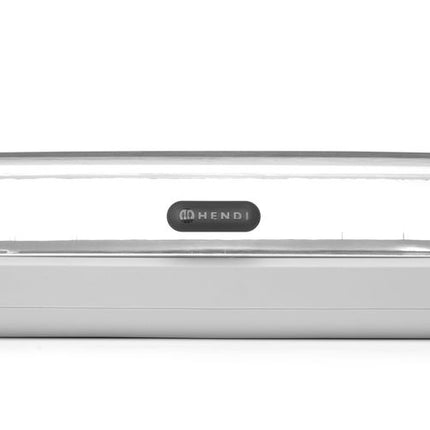 Koeldisplay UNIQ, HENDI, designed by Robert Bronwasser, GN 1/1, Wit, 593x389x(H)147mm, Rechthoekig