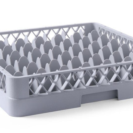Vaatwaskorf voor glaswerk, HENDI, 49 vakken, 500x500x(H)104mm
