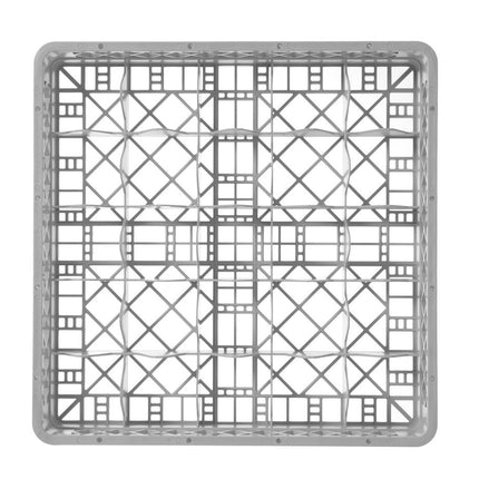 Vaatwaskorf voor glaswerk, HENDI, 25 vakken, 500x500x(H)104mm
