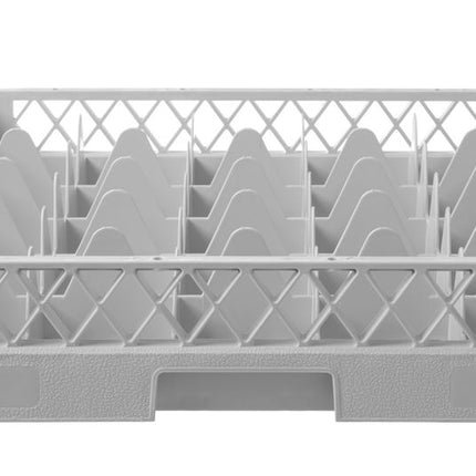 Vaatwaskorf voor glaswerk, HENDI, 25 vakken, 500x500x(H)104mm