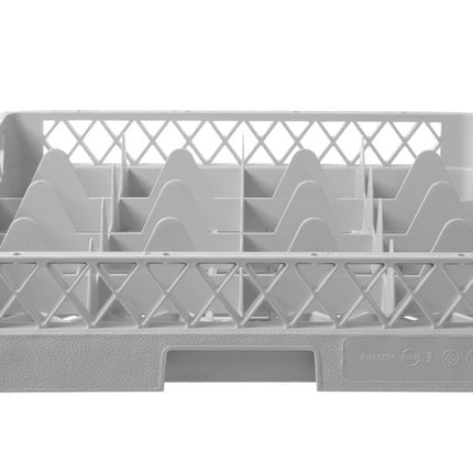 Vaatwaskorf voor glaswerk, HENDI, 16 vakken, 500x500x(H)104mm