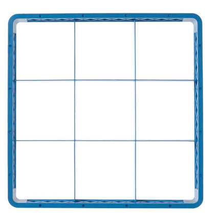 Vaatwaskorf verhoger, HENDI, 9 vakken 150x150 mm, 500x500x(H)45mm