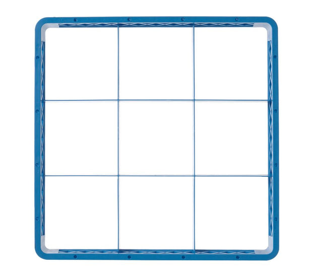 Vaatwaskorf verhoger, HENDI, 9 vakken 150x150 mm, 500x500x(H)45mm