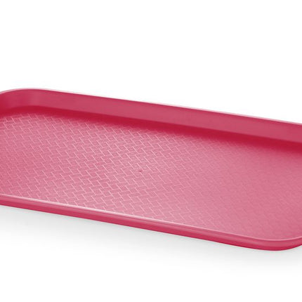Fastfooddienblad polypropyleen GN 1/1, AmerBox, GN 1/1, Rood, 530x325x(H)20mm