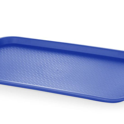 Fastfooddienblad polypropyleen GN 1/1, AmerBox, GN 1/1, Blauw, 530x325x(H)20mm