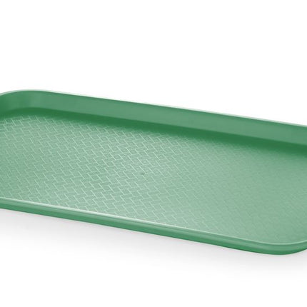 Fastfooddienblad polypropyleen GN 1/1, AmerBox, GN 1/1, Groen, 530x325x(H)20mm