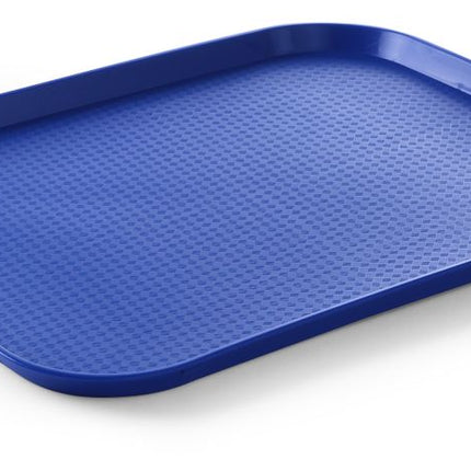 Fastfood dienbladen large, HENDI, Blauw, 350x450x(H)20mm