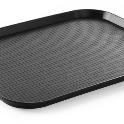 Fastfood dienbladen large, HENDI, Zwart, 350x450x(H)20mm