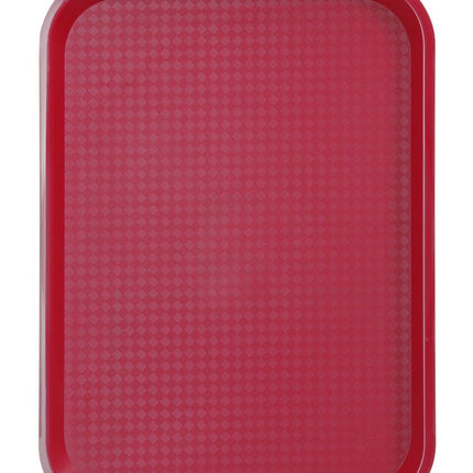 Fastfood dienbladen medium, HENDI, Rood, 305x415x(H)20mm
