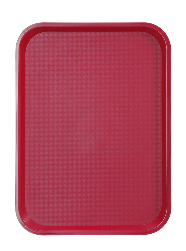Fastfood dienbladen medium, HENDI, Rood, 305x415x(H)20mm