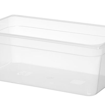 Container GN 1/1 polypropyleen, HENDI, Profi Line, GN 1/1, 28L, Transparant, 530x325x(H)200mm