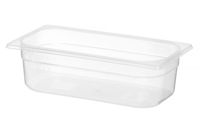 Container GN 1/3 polypropyleen, HENDI, Profi Line, GN 1/3, 4L, Transparant, 325x176x(H)100mm