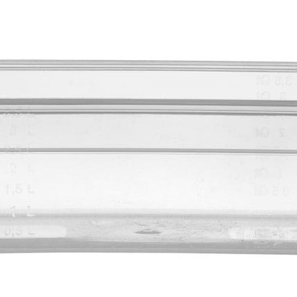 Container GN 1/3 polypropyleen, HENDI, Profi Line, GN 1/3, 4L, Transparant, 325x176x(H)100mm