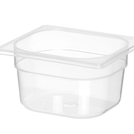 Container GN 1/6 polypropyleen, HENDI, Profi Line, GN 1/6, 1,6L, Transparant, 176x162x(H)100mm