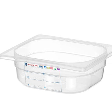 Container GN 1/6, HENDI, GN 1/6, 1L, Transparant, 176x162x(H)65mm