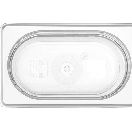 Container GN 1/9, HENDI, GN 1/9, 0,9L, Transparant, 176x108x(H)100mm