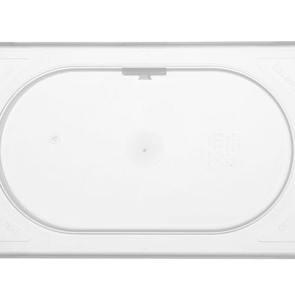 Deksel voor GN containers polypropyleen, HENDI, GN 1/9, Transparant, 176x108mm