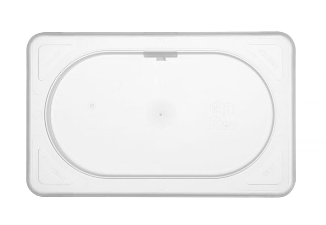 Deksel voor GN containers polypropyleen, HENDI, GN 1/9, Transparant, 176x108mm
