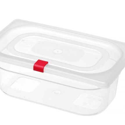 Deksel clips voor HACCP voorraaddozen, HENDI, Rood, 12 st