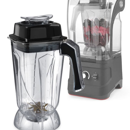 Blender kan met titanium gecoat mes, HENDI, 2,5L, 200x170x(H)360mm