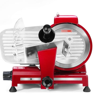 Snijmachine Profi Line 220 rode uitvoering, HENDI, Profi Line, 230V/280W, 506x435x(H)347mm