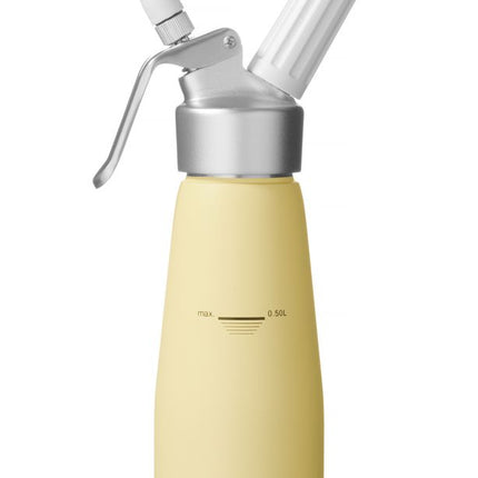 Slagroomapparaat, HENDI, 0,5L, Pastelgeel, âŒ€80x(H)260mm