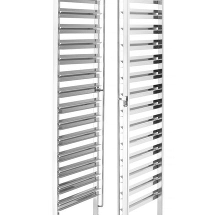Afruimwagen, HENDI, Kitchen Line, GN 1/1, Zilver, 380x550x(H)1705mm