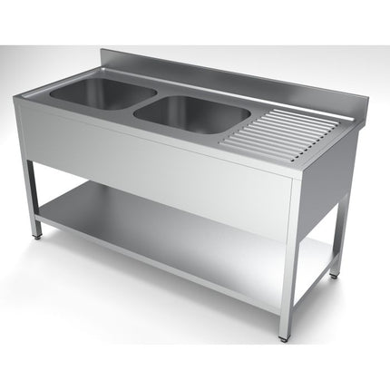 700 SPOELTAFEL BODEMSCHAP DEMONTABEL 2 LINKS 1600