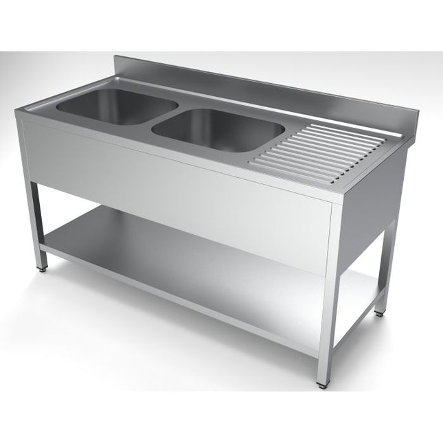 700 SPOELTAFEL BODEMSCHAP DEMONTABEL 2 LINKS 1600