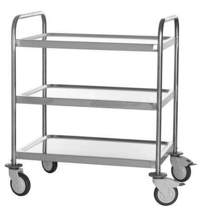Serveerwagen met 3 niveaus - RVS - 800x580mm CRT-4630-000