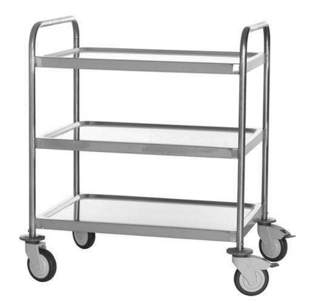 Serveerwagen met 3 niveaus - RVS - 800x580mm CRT-4630-000