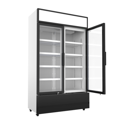 KOELKAST 2 GLASDEUREN FCU-750