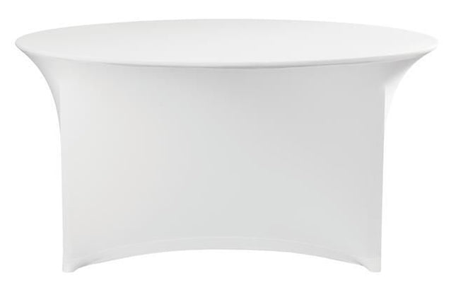 Tafelhoes rond, HENDI, 810941, Wit, âŒ€1800x(H)760mm