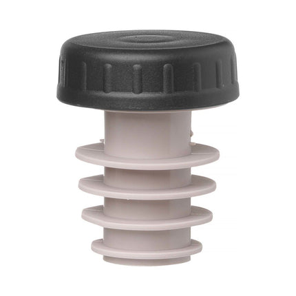 Stopper met dop â€“ 6 stuks., BarUp, Zwart, 6 st., mm