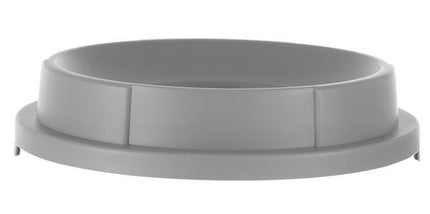 Open deksel voor ronde afvalbak, AmerBox, past op 691038, Lichtgrijs, âŒ€570x(H)135mm