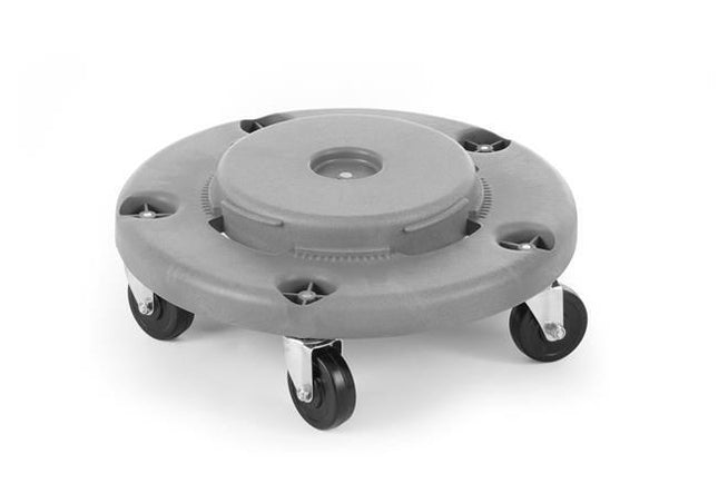 Trolley voor ronde afvalbak, AmerBox, past op 691038, Lichtgrijs, âŒ€455x(H)165mm