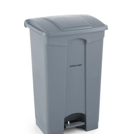 Pedaalemmer, AmerBox, 87L, Lichtgrijs, 500x410x(H)815mm
